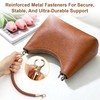 6 Pack Shoulder Bag Purse Handles 3 Color, 12 Inch