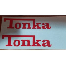 TONKA TRUCK  63-65 CAMPER  LOGO PEEL AND STICK DECALS
