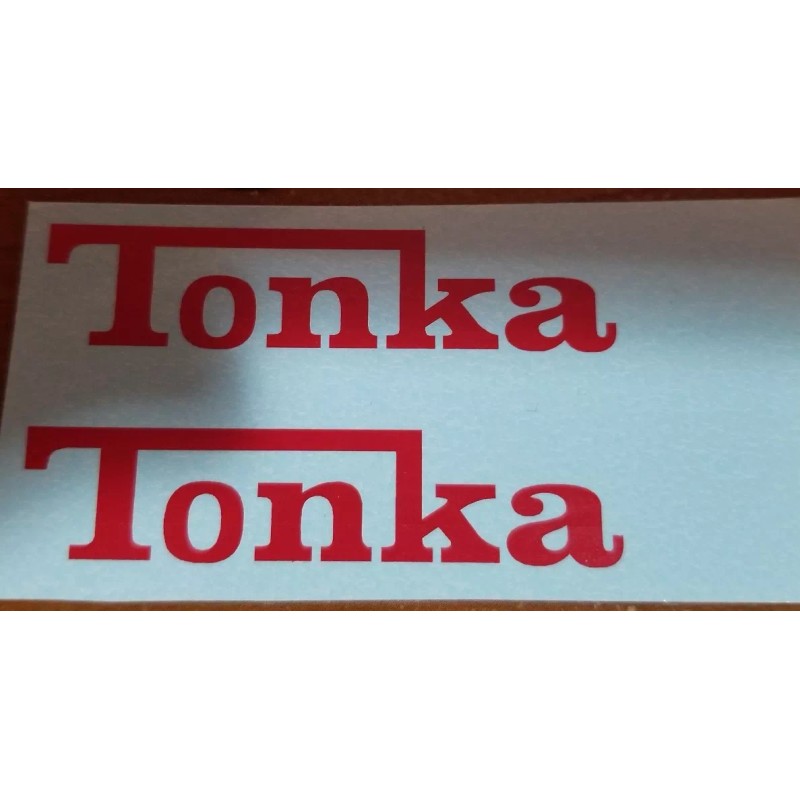 TONKA TRUCK 63-65 CAMPER LOGO PEEL AND STICK DECALS