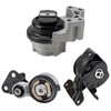TRQ 3pc Engine & Transmission Mount Kit for 2007-2010 Ford