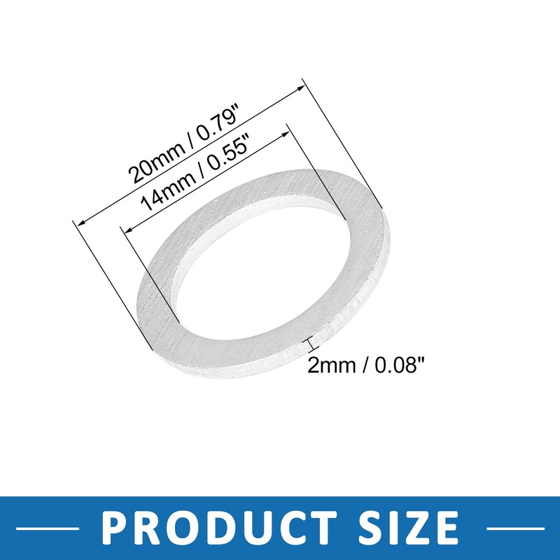 A ABSOPRO 5 pieces 9956-41-400 oil drain screws seals for