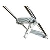 Marine Boat Aluminum White POLYETHYLENE Swim Boarding 3 Steps Ladder