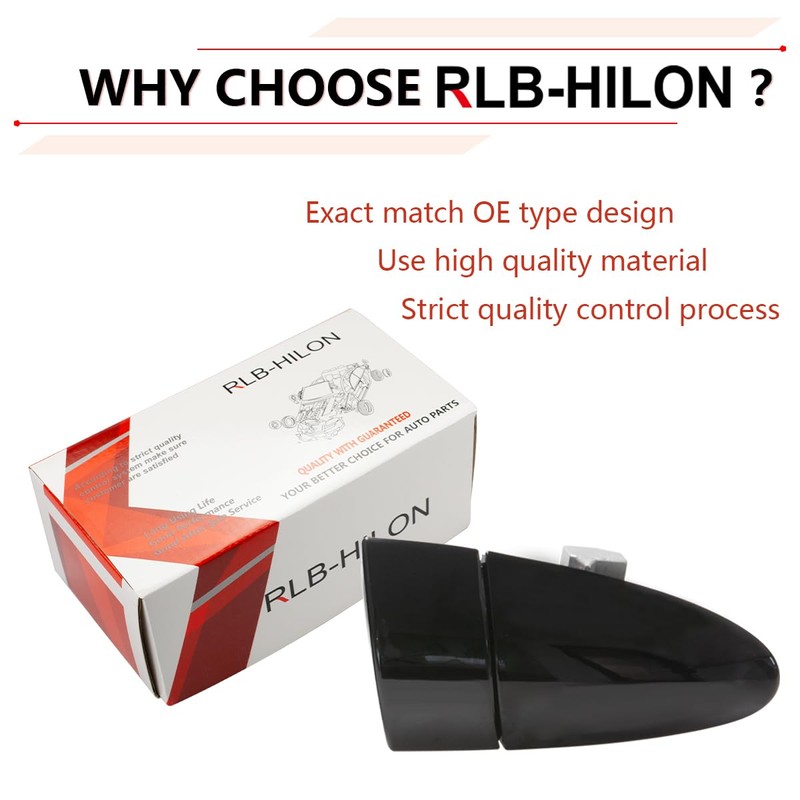 RLB-HILON Upgrade Exterior Door Handle Compatible with Honda CRZ CR-Z