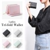 REJOSH Women's Mini Trifold Wallet, Coin & Card Bill Holder,