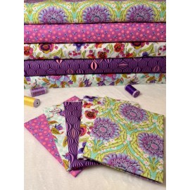 Tula Pink Untamed Nova 5pc Fabric Bundles - 5pc fat quarter bundle