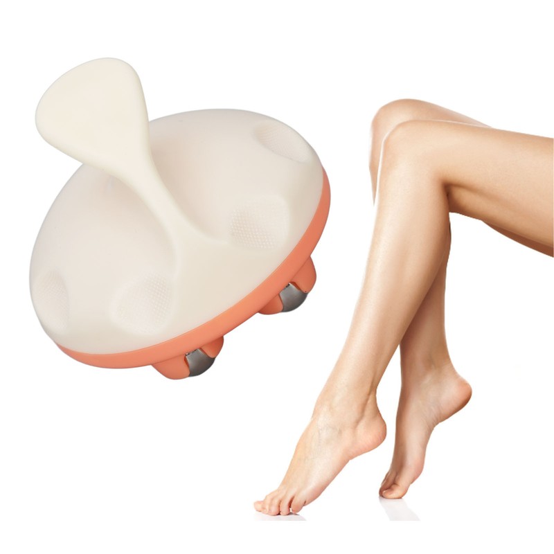 Hand Held Massager 7 Balls 360 Degree Rotatable ABS Steel