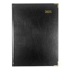 Brownline® 2025 Executive Weekly Planner, Appointment Book, 12 Months, January to December, Sewn Binding, 10.75" x 7.75", Black, Trilingual (CBE512-25)