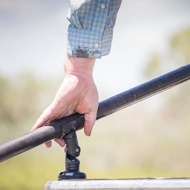 Railblaza QuickGrip Pole Mount (large) Including Starport - Black, 32mm