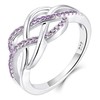 YL Celtic Knot Rings 925 Sterling Silver Twisted Knot Ring