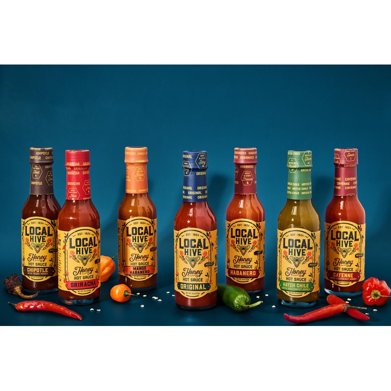 Local Hive Sriracha Honey Hot Sauce – 6oz, Sweet &