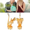 Coffee Spoon Holder Elegant Swan Shaped Alloy Mirror Polish Rich