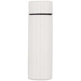 ENJOY Living Water Bottle, 4.6 fl oz (130 ml), Direct Drinking, Screw Stopper, Mini, Stainless Steel, Direct Drinking, White