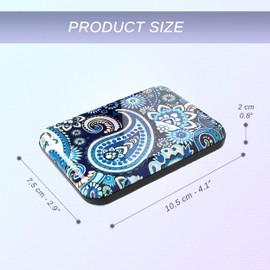 Card Case Women's Men's Aluminium RFID Large Capacity Credit Card Case Men Women Wallet RFID Wallet Men Women Wallets for Men Women Blue, blue, Classic