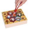 Fun Bee Picking Toy Kids Hand Grasping Training Wooden Games