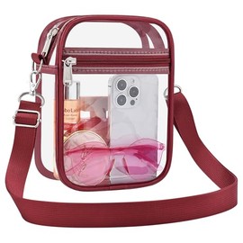 USPECLARE Clear Purse Stadium Approved CrossBody Bag for Men and Women