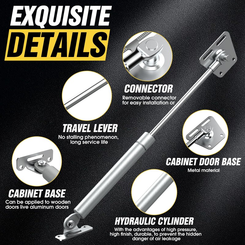 Drop Down Gas Struts, Gas Spring Hinge with 90 Degree
