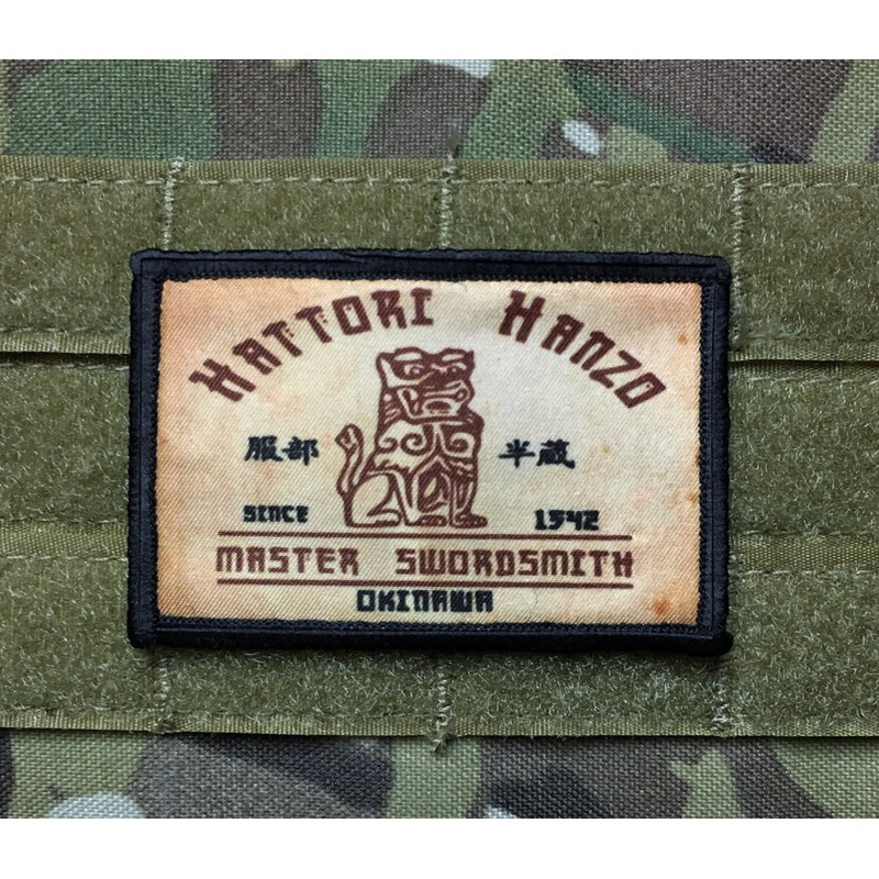 Kill Bill Hattori Hanzo Morale Patch 2x3" Hook and Loop