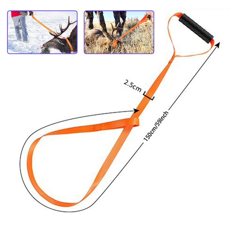 Sqxaldm Pack of 3 Deer Drags Robust Non-Slip Mountain Aid