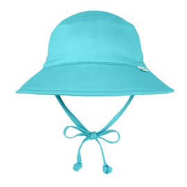 Breatheasy Bucket Sun Protection Hat-Light Aqua-0/6mo