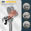YIYEIE 6-Piece Flex Head Ratchet Set, 1/4", 3/8", 1/2" Drive,