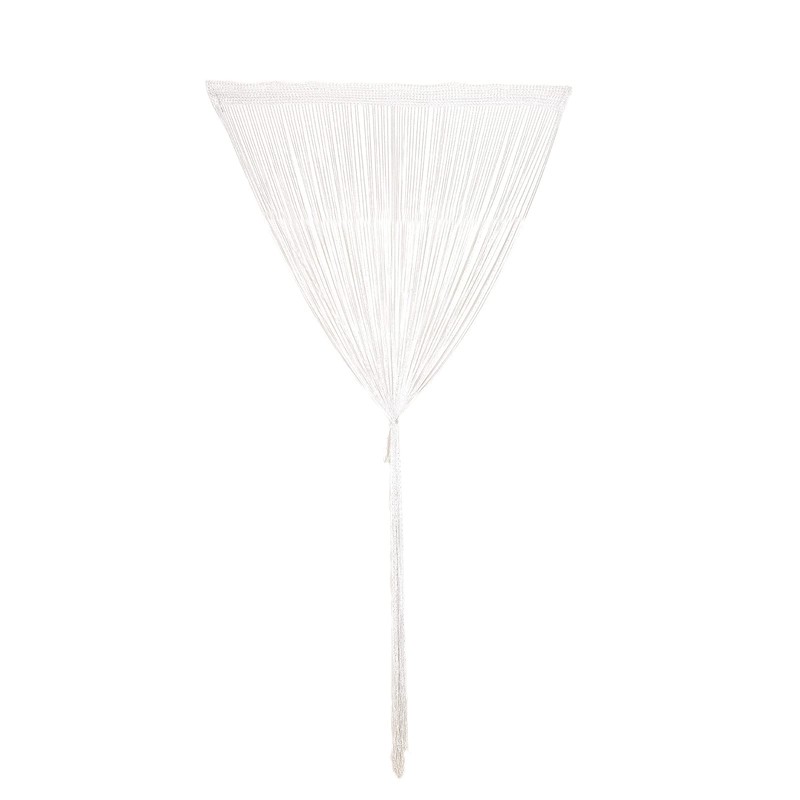 Airssory Polyester Silk String Curtain with Fringe for Room Divider