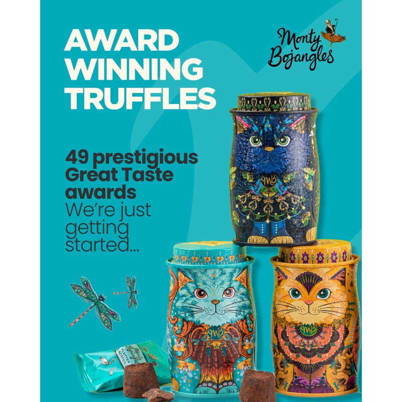 Monty Bojangles Violet Rebel Cat Tin 135g