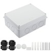 LeMotech Junction Box with Reserved Holes ABS Plastic Electrical Box