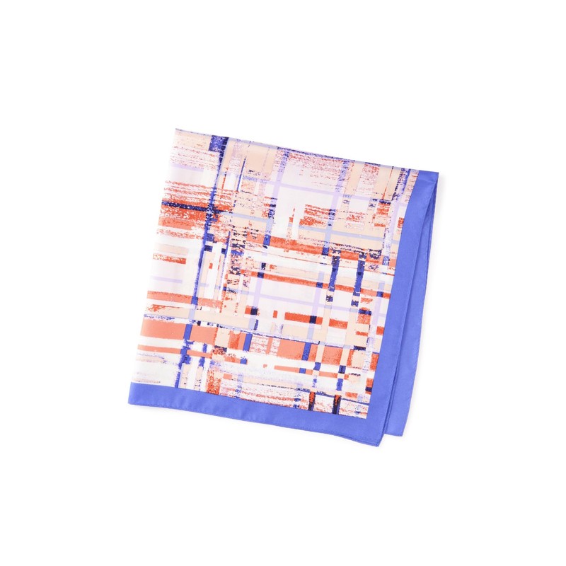 Human Woman 077-5198200 Silk Scarf (Madras Check Pattern) / Women's,