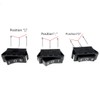uxcell SPDT 3P On/Off/On 3 Position Boat Rocker Switch Black
