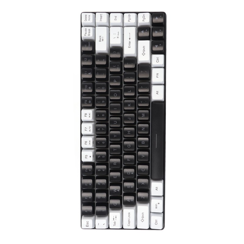 Gaming Keyboard Type C 84 Keys RGB Backlit Ergonomically Curved