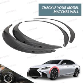 POPSTORE Carbon Fiber Fender Flares Wheel Arches Cover Body Kit For Chevy Camaro SS LS LT
