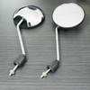 TDR Pair 6mm Thread Rear View Mirrors Motorcycle Scooter E-Bike