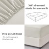 Aisbo Super King Fitted Sheet Linen - Extra Deep Pocket