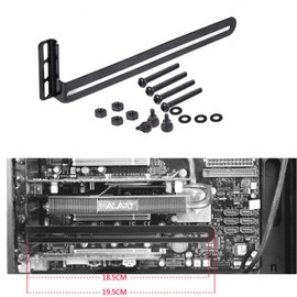 SiyuXinyi PCI Slot Fan Bracket,Video Card Holder,GPU VGA Bracket for Custom Desktop PC Gaming,Compatible to RTX Vertical Cooling Rack Mount Holder Supports 80mm 90mm 120mm 140mm Fans