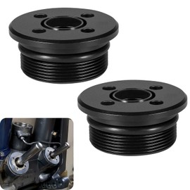 2 PCS Trim Cap Cylinder With Seals & O-ring Fit For Suzuki & Yamaha 4 Cyl 6 Cyl 2 & 4 Stroke 115-300 HP Replace For 48630-96J00 48630-96J01 48630-96J02 48630-96J03 64E-43821-01-00 64E-43821-02-00
