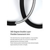 Gooseneck LED Light, Clamp Gooseneck Light 900 Lumen 120 Volt