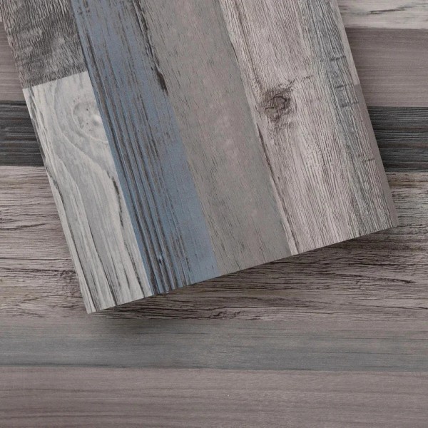 Lucida BaseCore Peel and Stick Vinyl Floor Tiles Wood Look