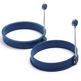 Norpro Nonstick Silicone Round Egg Rings w/Handles10