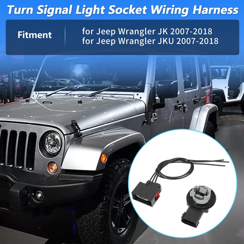 A ABSOPRO Front Turn Signal Light Socket and Turn Signal