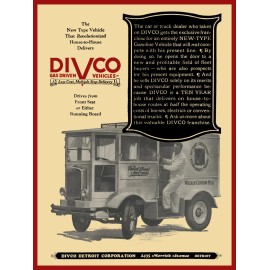 divco 1928 DIVCO Trucks - Detroit Creamery New Metal Sign: LARGE SIZE 12 X 16
