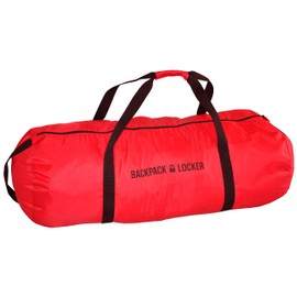 Backpack Locker - Roof Box Bag - Large Shoulder Bag (Red, 65 Litres)