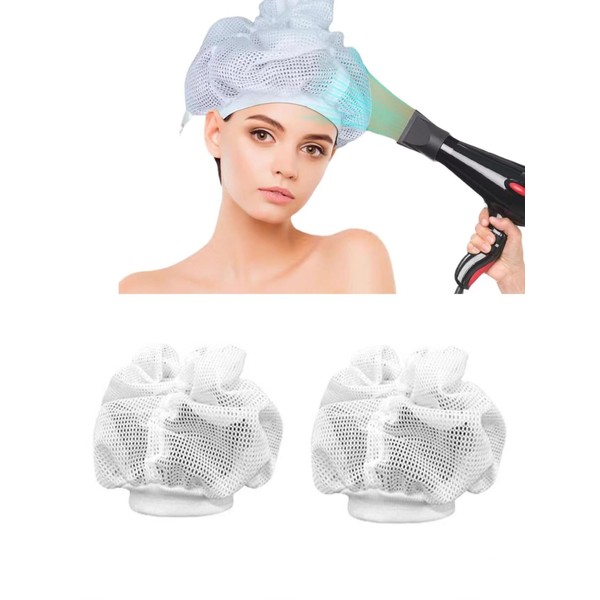liuweihui Net Plopping Cap2pcs,Adjustable Hair Drying Bonnet for Sleeping,2025 Upgraded
