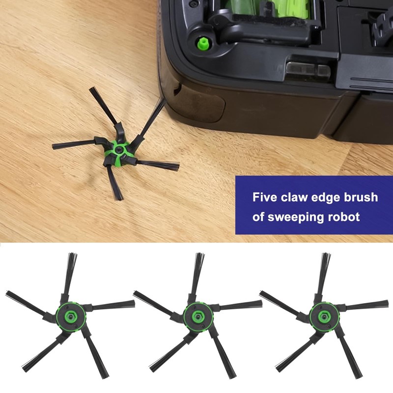 SING F LTD 12 Pcs Sweeping Robot Five-Claw Side Brush