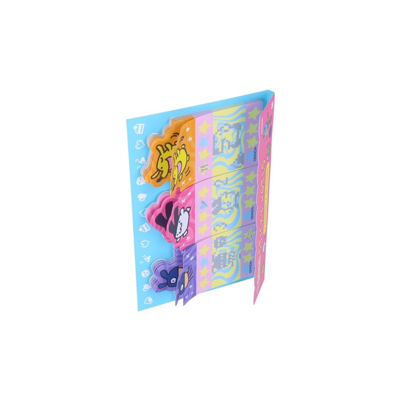 Sunstar Stationery Tamagotchi Die-Cut Sticky Notes, B, Fusen, Memo Paper,