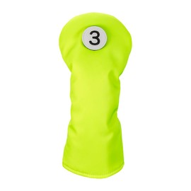 LITE H-465 (660) Standard Headcover for Fairway Woods, Fluorescent Yellow