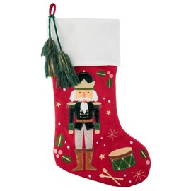 Stephen Joseph, Kids Christmas Stocking, Kids Holiday Stocking, Mantle Hanging Stocking for Kids, Great for Personalization, Mantle Hanging Stocking for Kids, Great for Personalization, Nutcracker