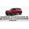 Grand Cherokee 3PCS Gloss Black Door Rear Limited Emblems 2021-2023