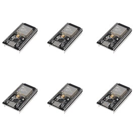 6 Pieces of ESP32-DevKitC-32 Development Board modules(ESP-32D,ESP-32 CP2012 USB C with 38 pins),Supporting STA/AP/STA+AP, with WiFi+Bluetooth Dual-core and Type-C Interface.