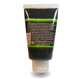 Ultra Concentrated Bamboo Activated Charcoal Toothpaste for All Natural Teeth Whitening