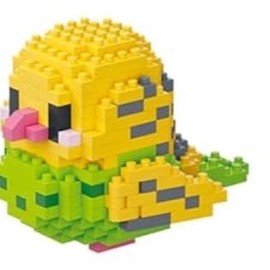 Picking Pals Kits With Blocks And Beads Comes With Instructions:_Green Bird